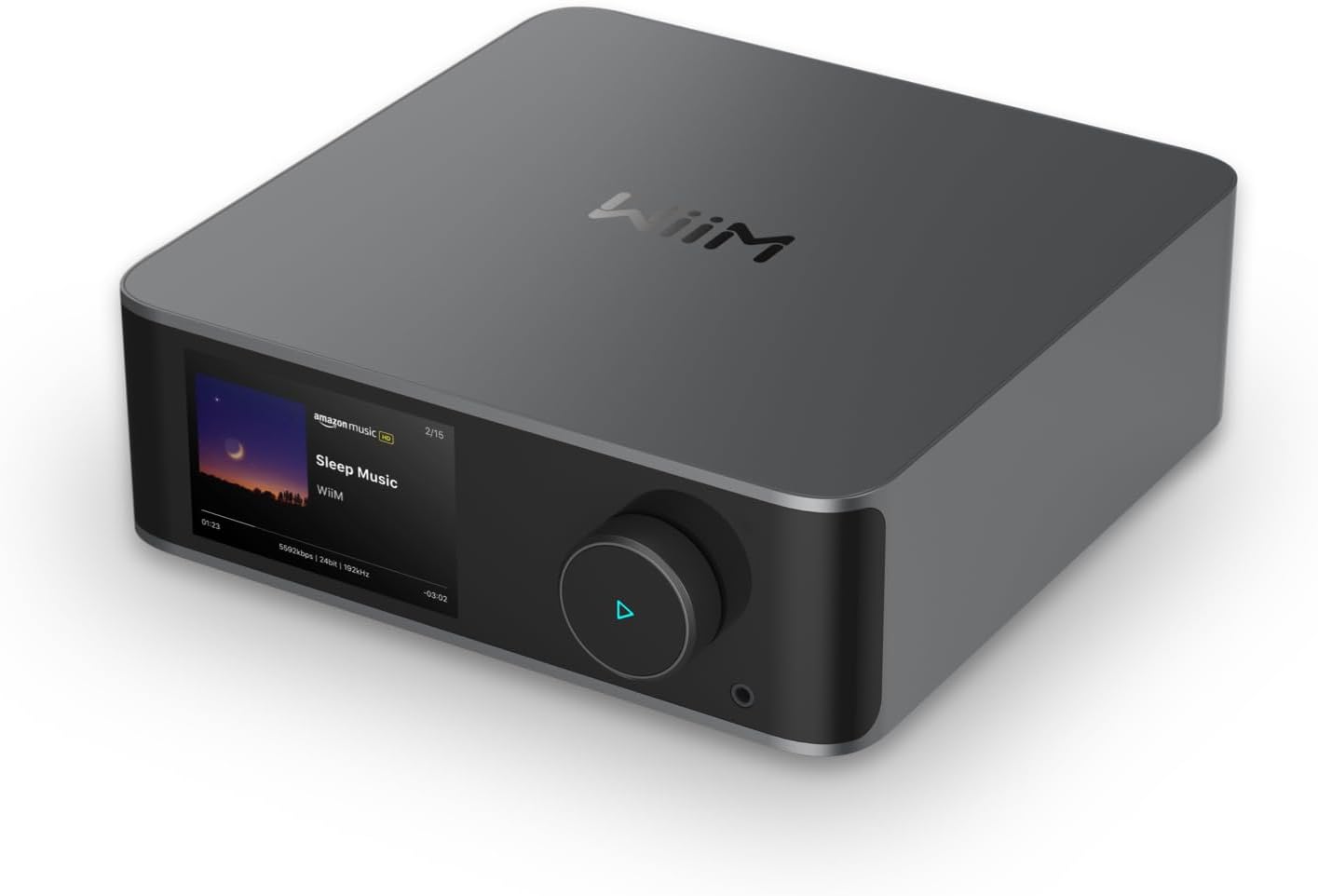 WiiM Ultra Music Streamer  Cyfrowy Przedwzmacniacz | Ekran Dotykowy 3,5,Kompatybilny z GoogleCastAlexa,Streamuj Spotify,Amazon Music,Tida,HDMI ARC,Wejście Phono,Wyjście Słuchawkowe,kosmiczny szary(kosmiczny szary)