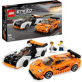LEGO Speed Champions McLaren Solus GT  McLaren F1 LM Byggsats för bilfans, Autentisk modellbyggsats med två bilmodeller, Leksaksbil med minifigur, Racerbil, Presentidé från 9 år 76918