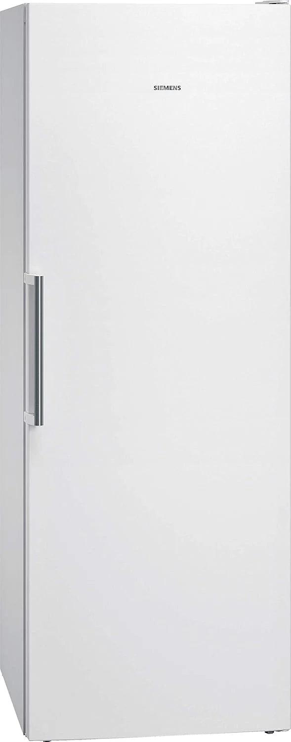 Siemens GS54NAWCV iQ500 Gefrierschrank, 176 x 70 cm, 327 L, noFrost nie wieder abtauen, bigBox Platz für großes Gefriergut, varioZone flexible Glas-und Schubladen, Weiß(191(H) x 70(B)/energy class D)