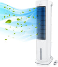 Brandson - Luftkühler mit Wasserkühlung 5 in 1 - Verdunstungskühler, Luftbefeuchter, Ventilator  Luftreiniger, mobile Klimaanlage ohne Abluftschlauch - Preisträger 2025 - leise - 5L Wassertank(B: Weiß)